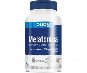 Melatonina 0,21 mg - DUOM - 60 cápsulas